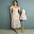 Kit de vestidos adulto Felicia e infantil Amanda Flores [P.E]