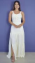 Vestido adulto Madalena Poá Off - loja online