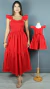 Vestidos tal mãe tal filha Monique Vermelho - Miss Li • Moda Feminina • Tal Mãe Tal Filha