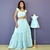 Kit Conjunto Egito Azul-bebê e Vestido infantil Helena Azul-bebê na internet