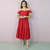 Vestido Adulto Adriele Vermelho - comprar online