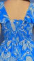 Vestido adulto Joice Azul Floreado na internet