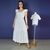 Kit Vestidos adulto Monique e Camisa Daniel Branco