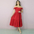 Vestido Adulto Adriele Vermelho - Miss Li 