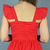 Kit de vestidos Monique Vermelho Adulto e Infantil na internet