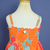 Vestido infantil Olga Max Flor Laranja - Miss Li 