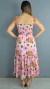 Vestido adulto Francine Rosa Florido [P.E] - comprar online
