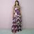 Kit de Vestido Adulto Mona Floral Uva e infantil Helena Floral Uva - Miss Li 