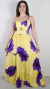 Vestido adulto Amanda Max Flor Roxa [P.E] - Miss Li • Moda Feminina • Tal Mãe Tal Filha