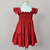 Imagem do Kit Macaquinho Adulto Veneza Vermelho e Vestido infantil Helena Vermelho