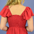 Kit Vestido adulto Joice e camisa infantil Téo Vermelho na internet