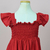 Kit Macaquinho Adulto Veneza Vermelho e Vestido infantil Helena Vermelho