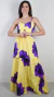 Vestido adulto Amanda Max Flor Roxa [P.E] na internet