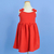 Kit Macacão Adulto Dubai Vermelho e Vestido infantil Olga Vermelho