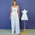 Kit Macacão Madri e Vestido Infantil Helena Branco