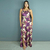 Vestido adulto Marcela Floral Uva - comprar online