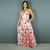 Vestido adulto Ivete Flores Vermelho Tom - comprar online