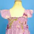 Kit Macaquinho Adulto Veneza e Vestido Infantil Livia Floral Lilás - Miss Li 
