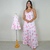 Kit de vestidos adulto Ivete e infantil Amanda Borboletas rosa - Miss Li 