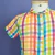 Kit Vestido adulto Bela e Camisa infantil Téo Xadrez Colorido
