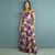 Vestido adulto Marcela Floral Uva - loja online