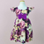Vestido Infantil Helena Floral Uva