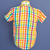 Camisa infantil Téo Xadrez Colorido na internet