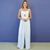 Kit Macacão Madri e Vestido Infantil Helena Branco - comprar online