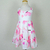 Vestido infantil Amanda Borboletas Rosa