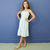 Kit de Vestidos Aline Branco Adulto e Infantil - comprar online