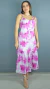 Vestidos tal mãe tal filha Francine e Amanda Flores Fucsia - comprar online