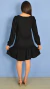 Vestido adulto Diana Preto na internet