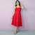 Kit de Vestidos Adulto Livia Vermelho e infantil Dani Vermelho - Miss Li 