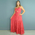 Vestido adulto Amanda Corações Vermelho