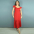 Vestido adulto Felicia vermelho [P.E] - loja online