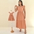 Kit de Vestidos Monique Bege Adulto e infantil [P.E] - Miss Li 