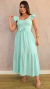 Vestidos tal mãe tal filha Monique verde água - comprar online