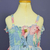 Kit Macaquinho Miami e Vestido Infantil Aline Azul Florido - Miss Li 