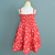 Vestido infantil Amanda Corações vermelho na internet
