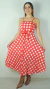 Vestidos tal mãe tal filha Sueli e Manu Xadrez Vermelho - comprar online