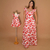 Kit de vestidos adulto Denise e infantil Teresa Flores Vermelhas [P.E]