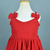 Vestido infantil Olga Vermelho - comprar online
