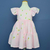 Kit Macaquinho adulto Viena e Vestido infantil Joice Margaridas Rosa