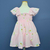 Kit Macaquinho adulto Viena e Vestido infantil Joice Margaridas Rosa - comprar online