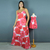 Kit de vestidos adutlo Ivete e infantil Olga Zínias Vermelhas