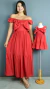 Vestidos tal mãe tal filha Adriana Vermelho na internet