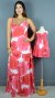 Vestidos tal mãe tal filha Ivete e Olga Zínias Vermelhas - Miss Li • Moda Feminina • Tal Mãe Tal Filha