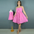 Kit de vestidos Analiz Pink adulto e infantil [P.E]