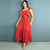 Kit de vestidos Adriana Vermelho adulto e infantil - comprar online