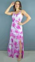 Vestidos tal mãe tal filha Madalena e Amanda Flores Fucsia [P.E] - loja online